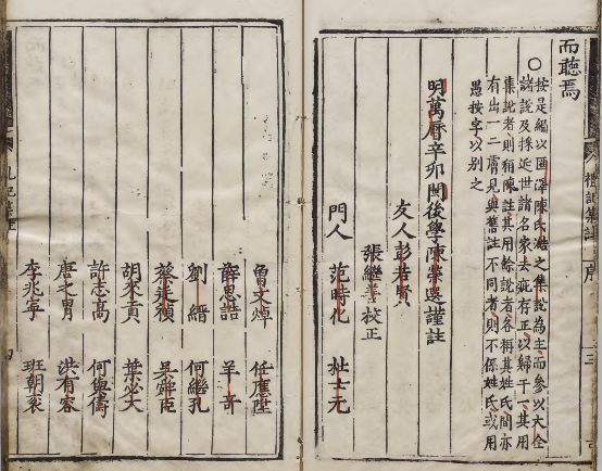 图片[4]-《龚宗师发刊礼记集注》礼记集注自叙，明万历辛卯闾后学陈荣选谨注