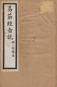 易筋经外经图说.附八段锦图.清梁世昌撰.清末上海同文书局石印本